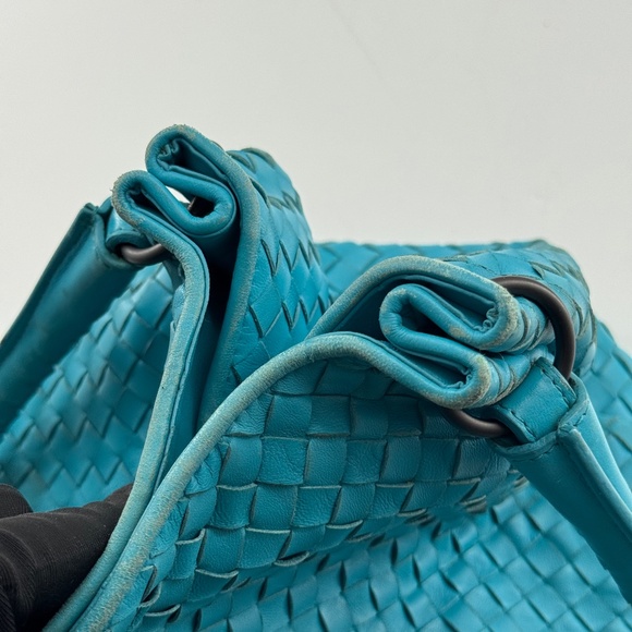 Bottega Veneta Parachute Blue Hand Bag - Picture 15 of 16